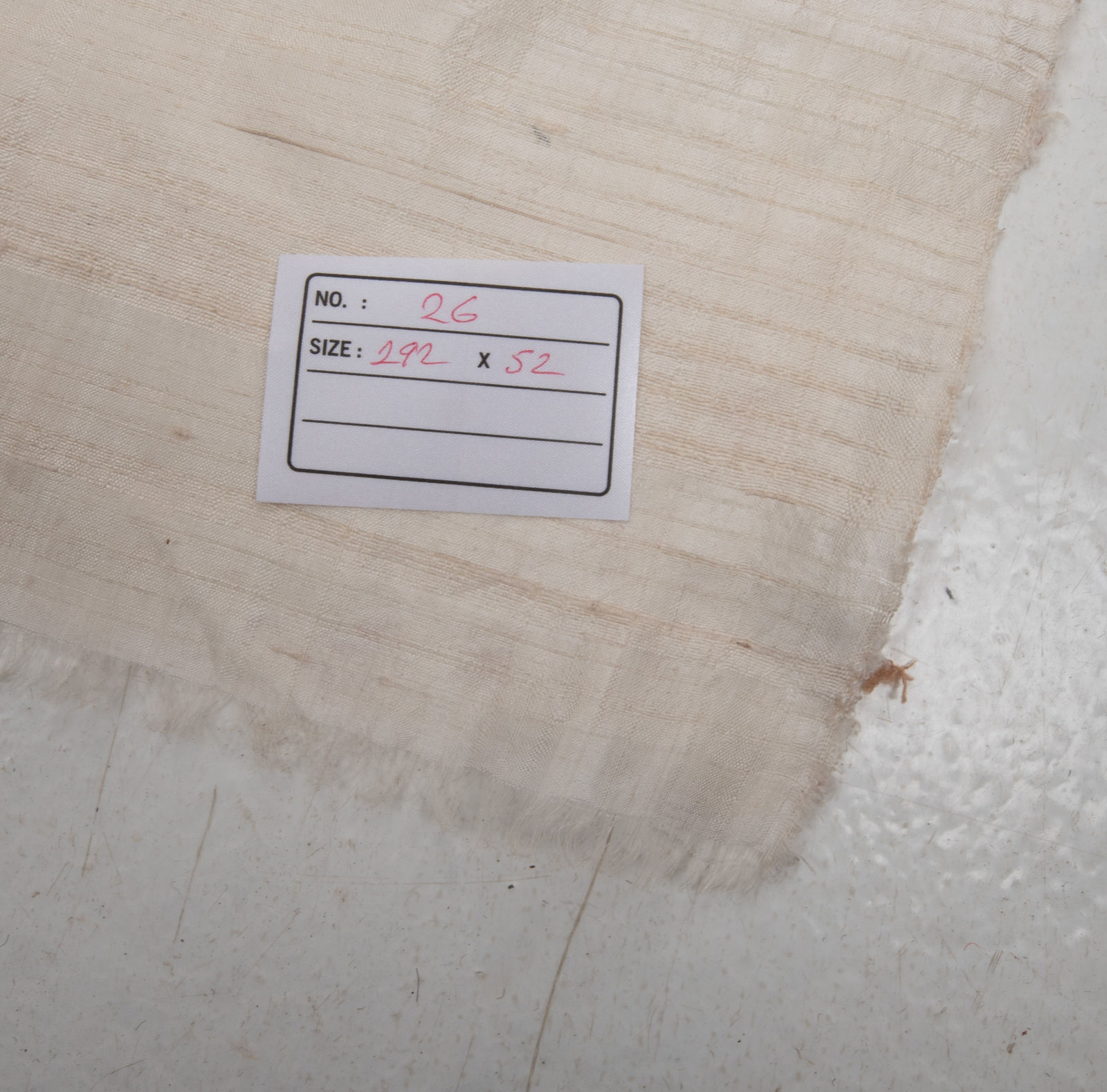 Vintage Off White Silk