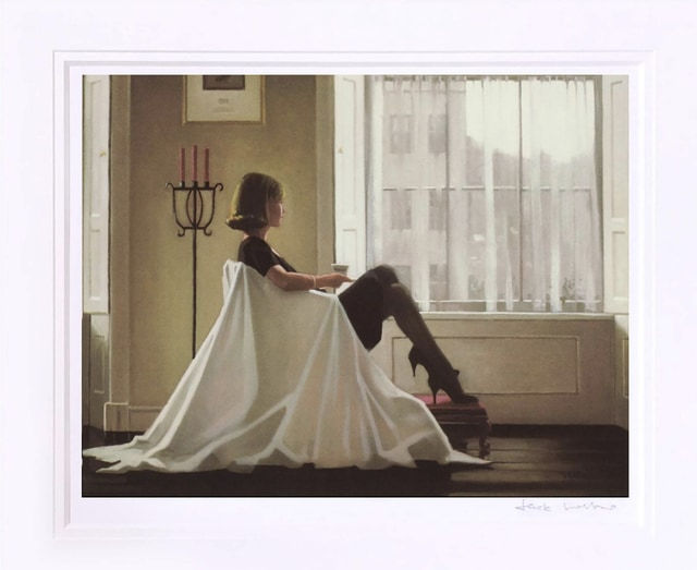 Jack Vettriano In Thoughts of You Mounted