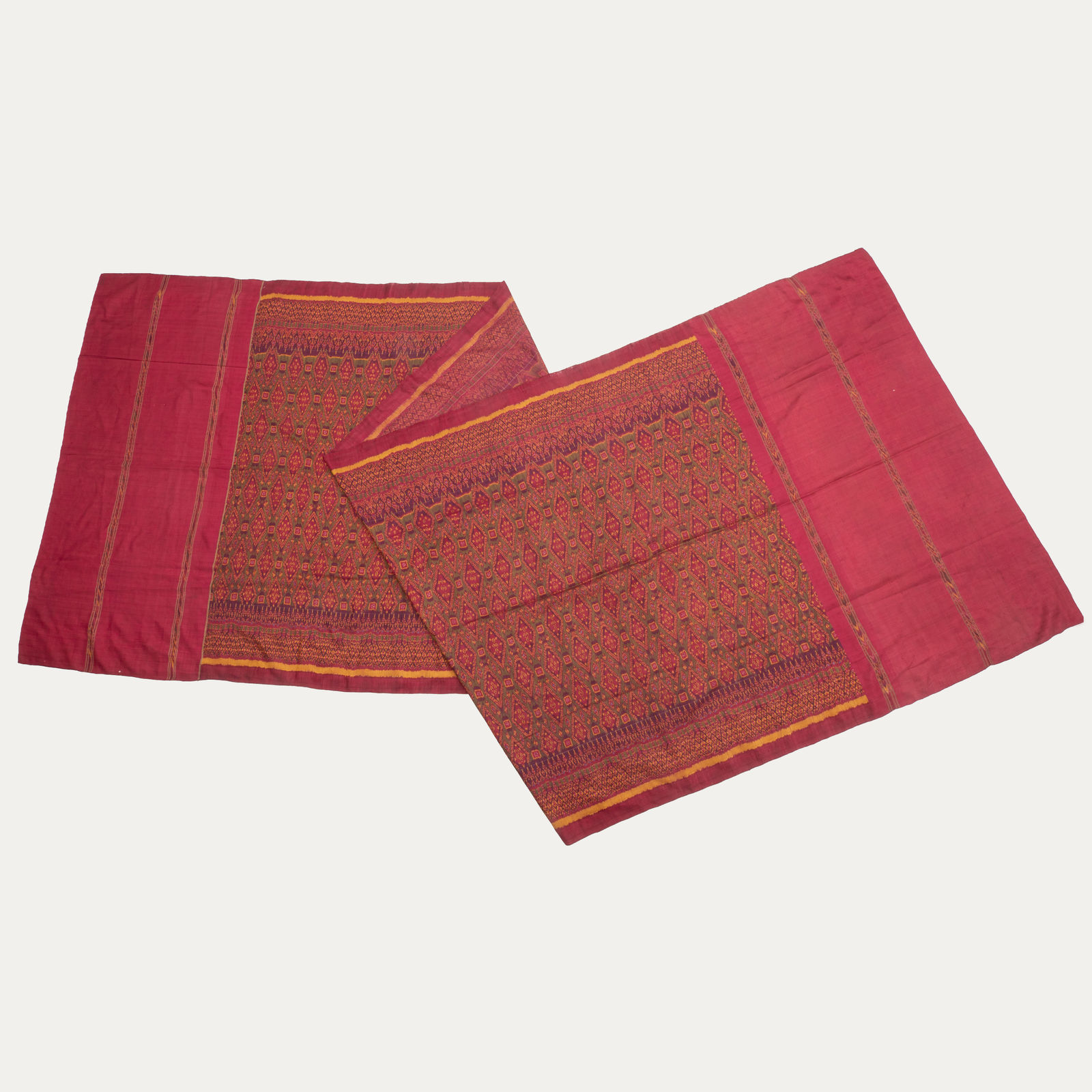 Vintage Cambodian Silk Texture