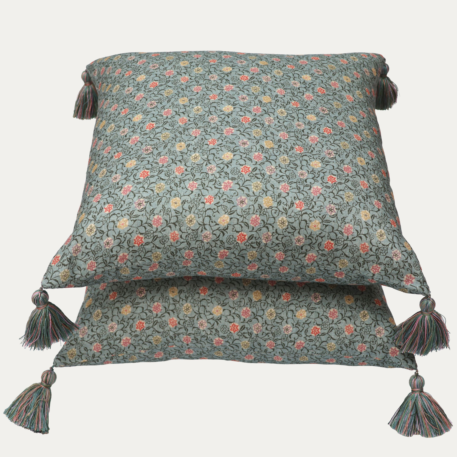 Robert Kime Hanataba Decorative Cushion with Tassels