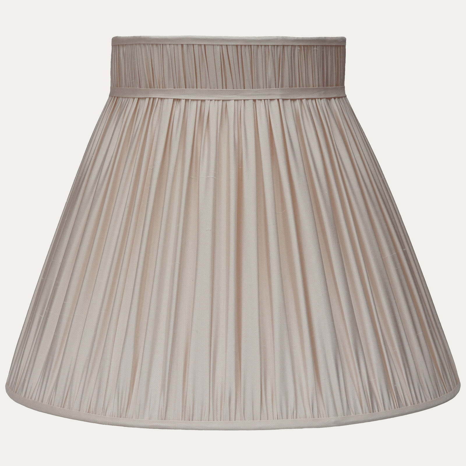 Mist Faille Lugano Silk Collar Top Lampshade
