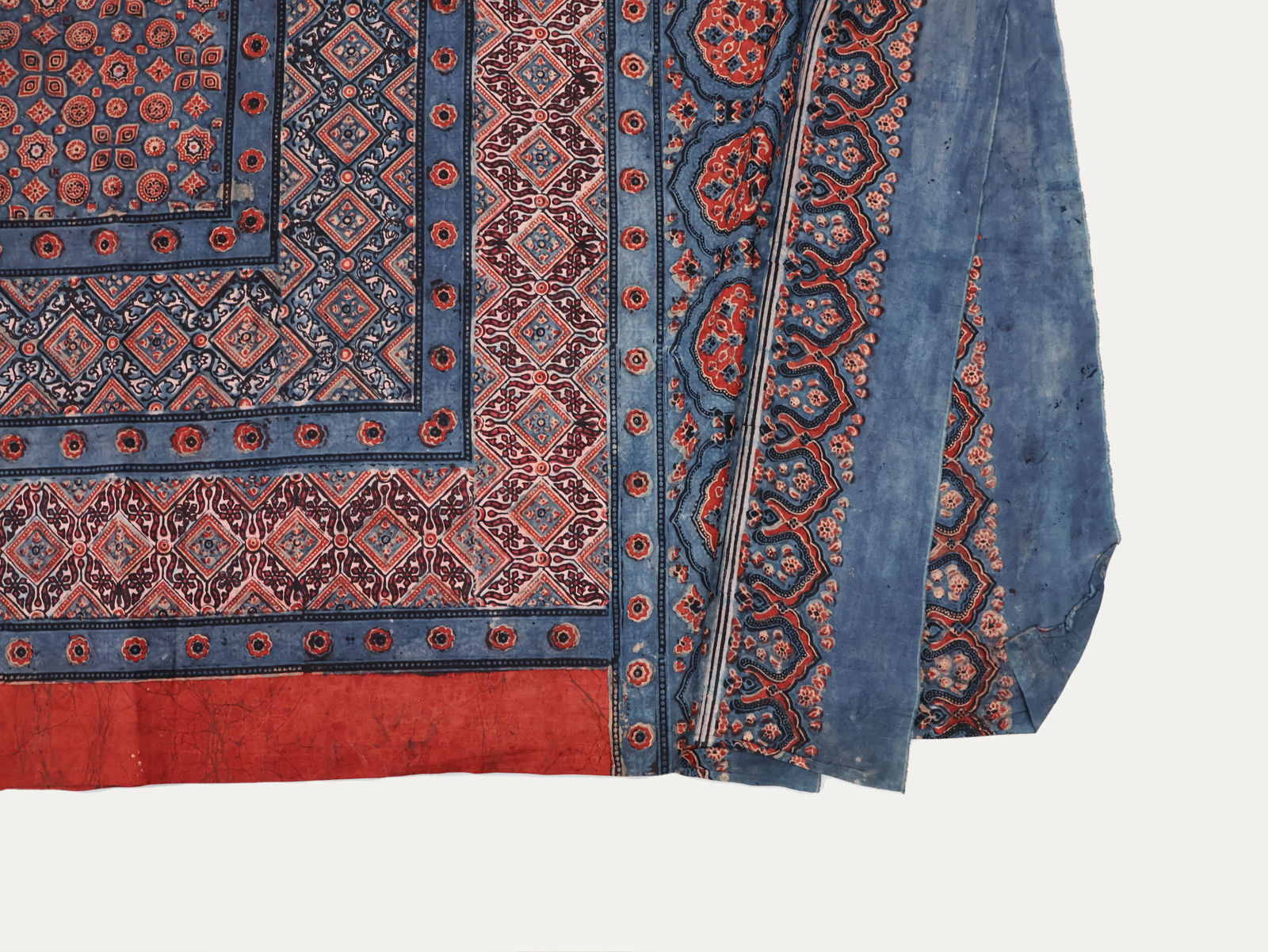 Khatri Family Ajrakh Indian Block Print (first generation)