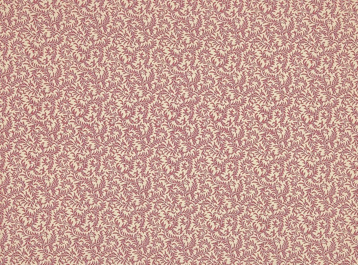 Le Grand Corail Vermicule Assorti Rouge Fond Crème