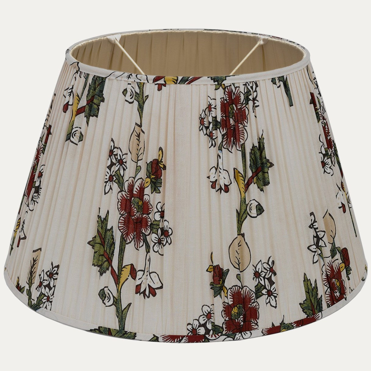 Robert Kime Talish Fabric Lampshade with Habotai Silk Lining