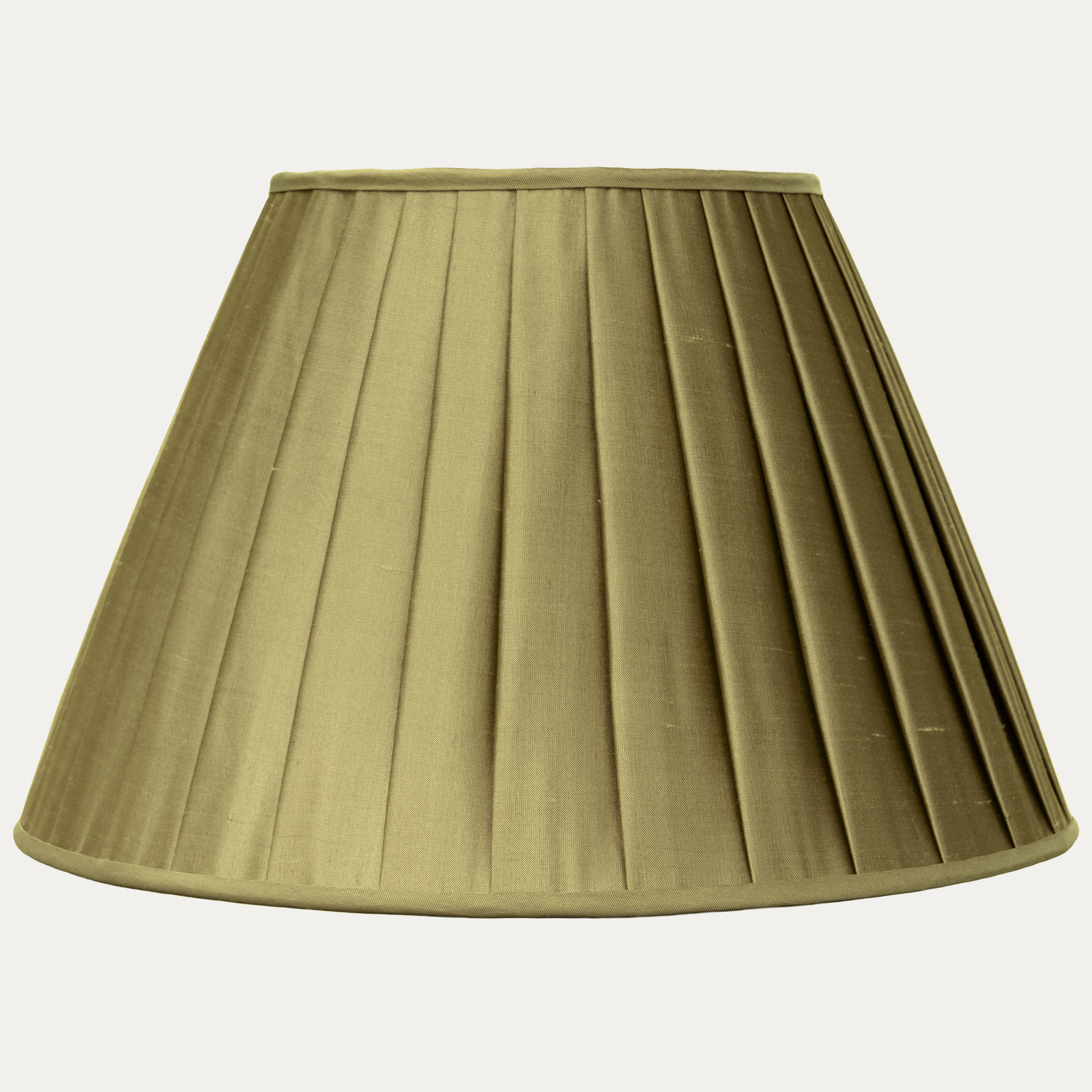 Douppion Harvest Silk Box Pleated Lampshade