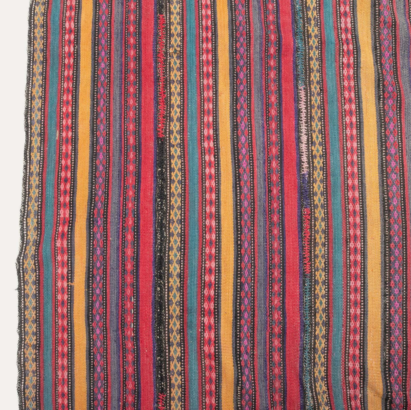 Striped Wool Antique Textile