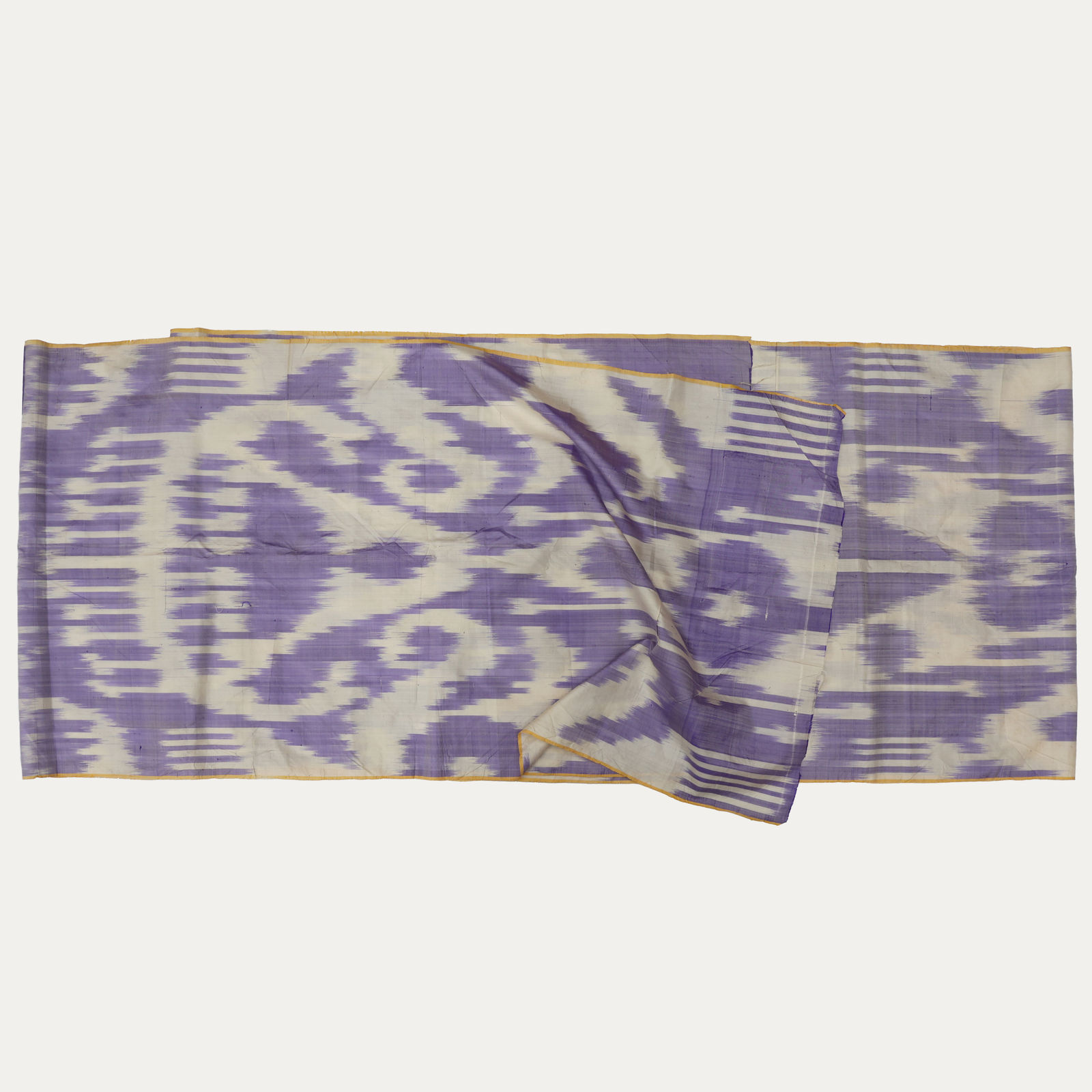 Vintage Uzbek Unusual Lilac Ikat
