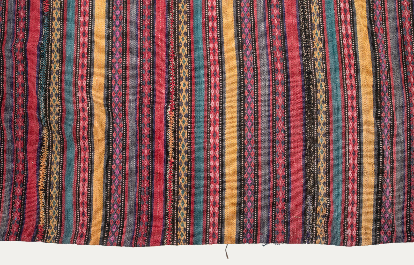 Striped Wool Antique Textile