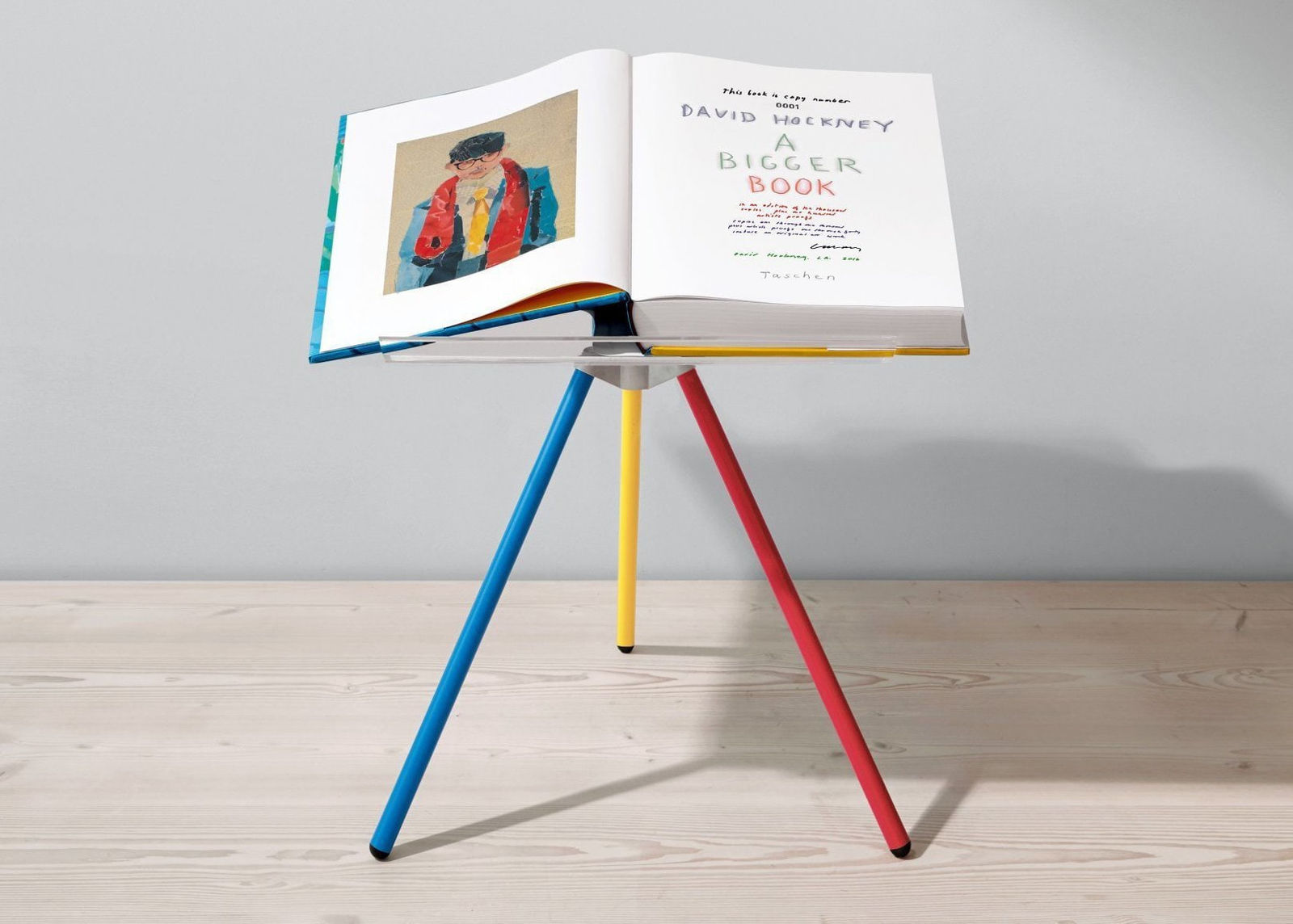 David Hockney Sumo with Stand