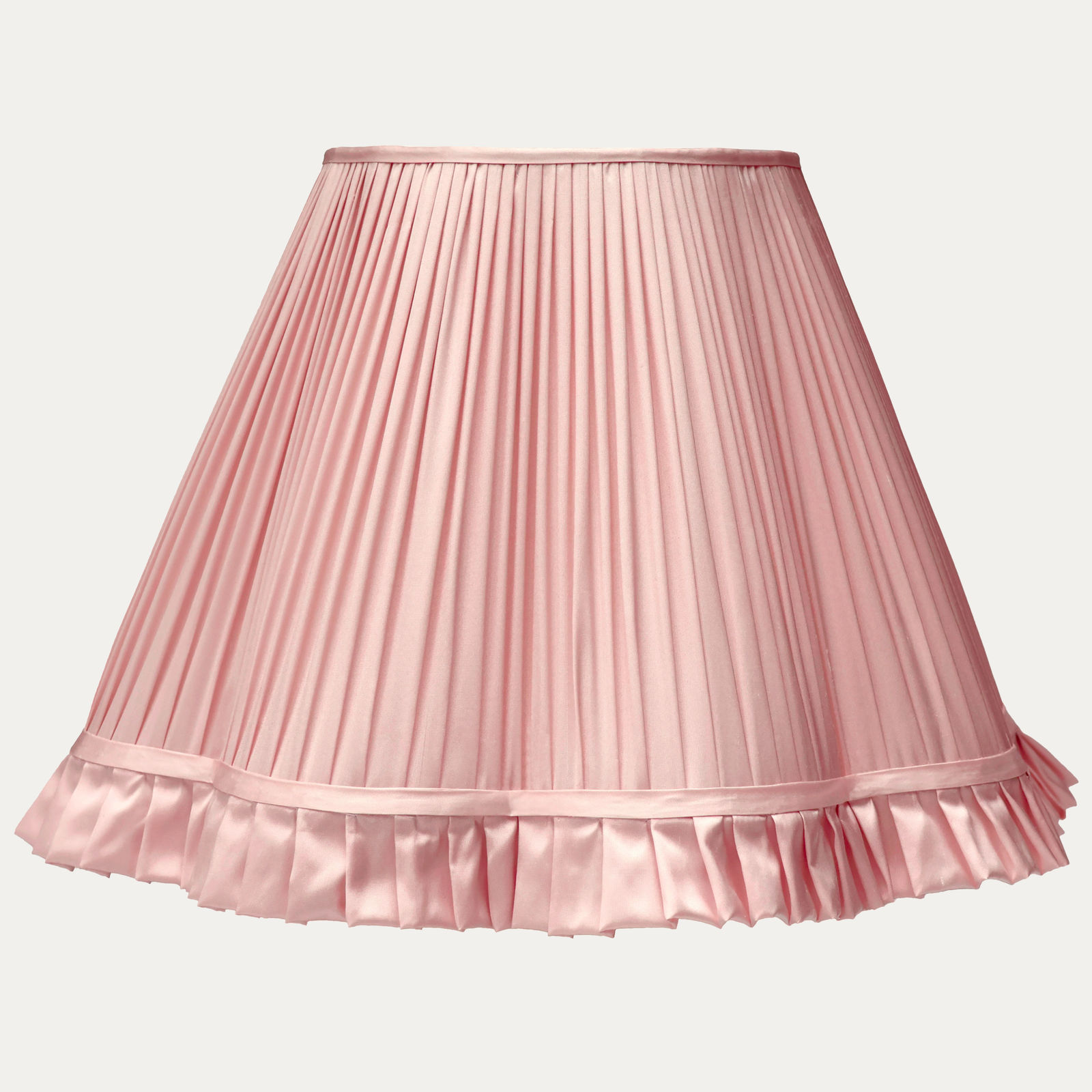 Douppion Blush Silk Scallop Lampshade