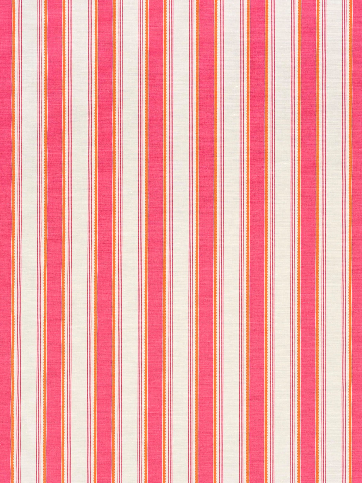 Pavillion Stripe Pink Orange On Oyster