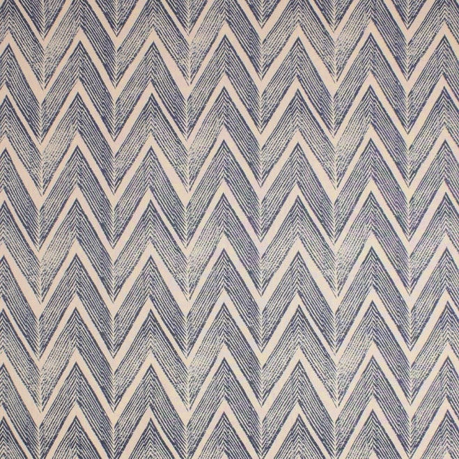 Borderline Fabrics, Zig Zag Blue