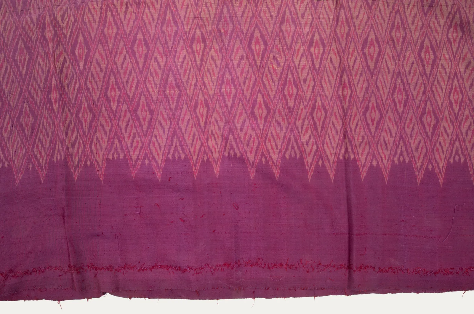 Wonderful Damson Geometric Vintage Textile