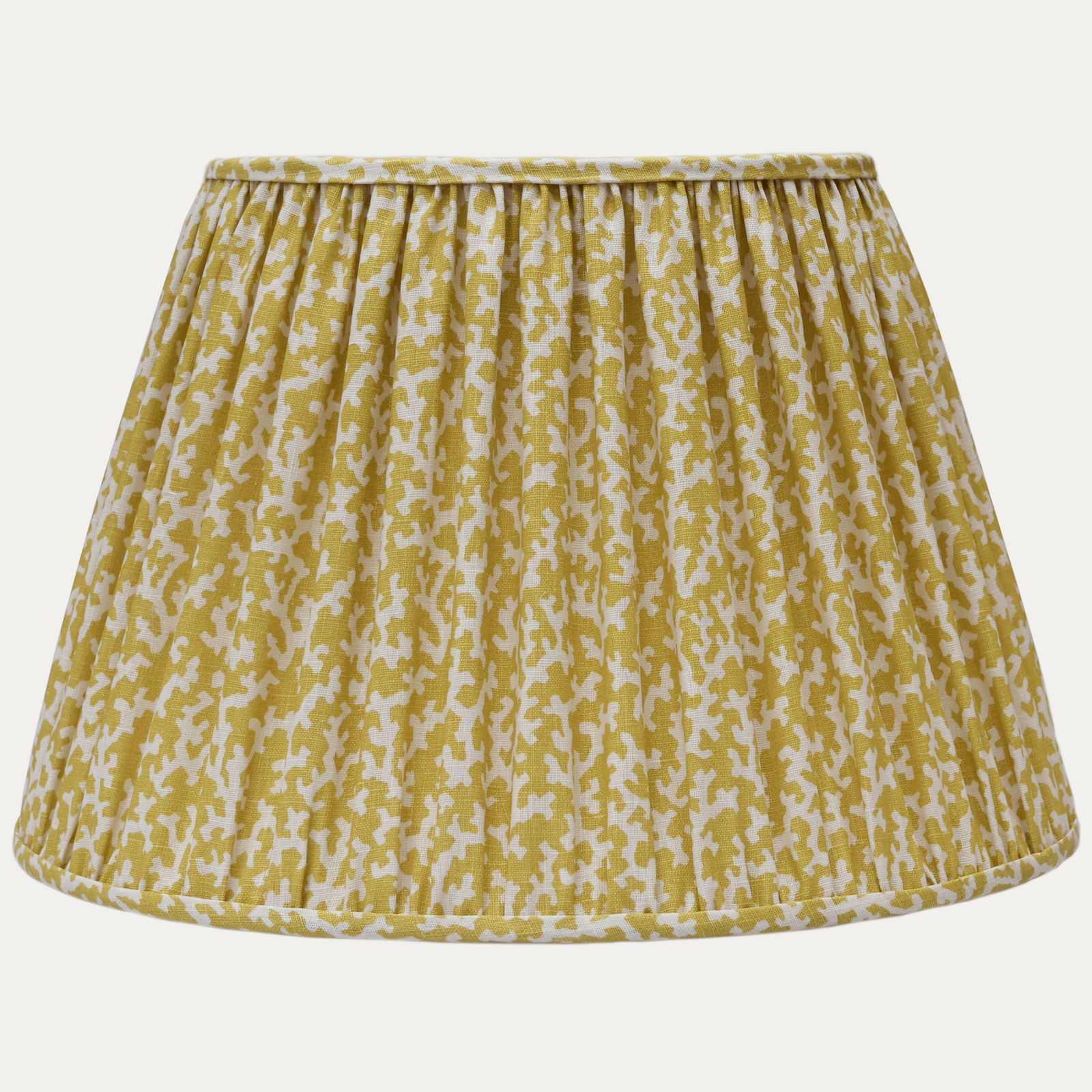Schumacher Folly Mimosa Handsewn Gathered Lampshade