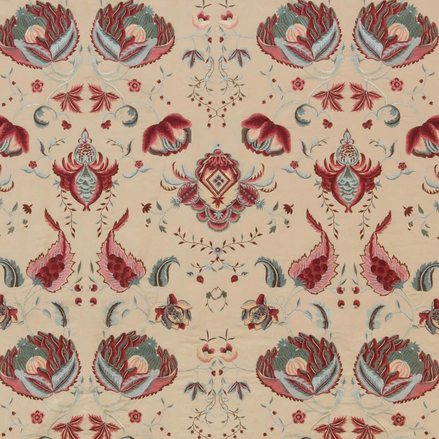 Pondicherry Broderie Multicolore