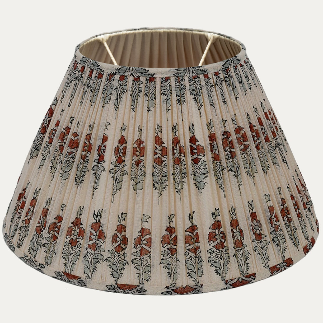 Robert Kime Field Poppy on Muslin Empire Lampshade