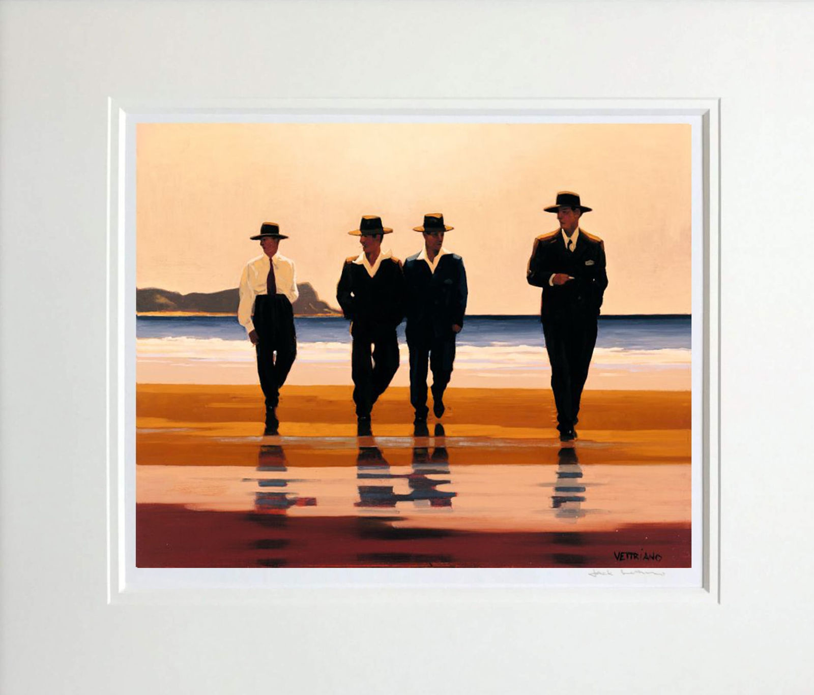 Jack Vettriano - The Billy Boys Framed Signed Print