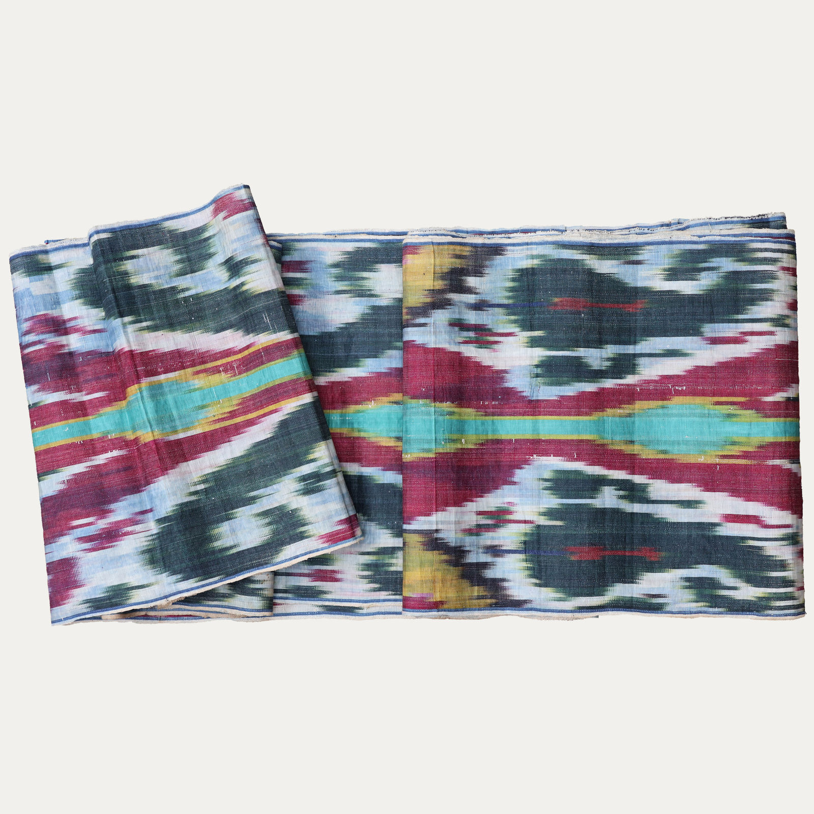 Vintage Uzbek Ikat Fabric