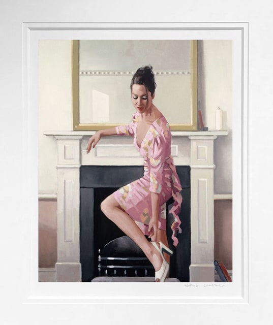 Jack Vettriano Model in Westwood Mounted