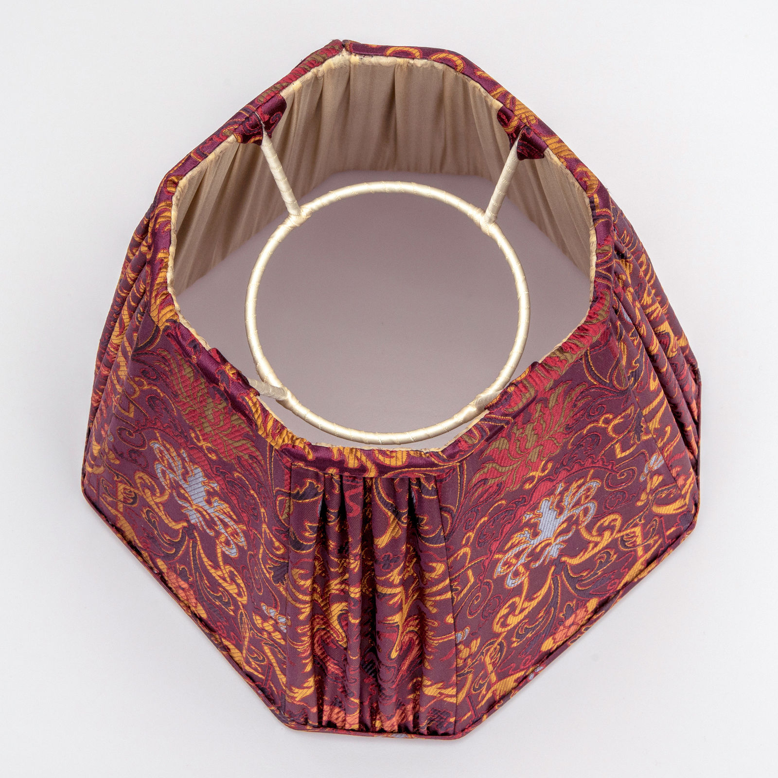 Tassinari & Chatel Sumptuous Cut Corner Silk Lampshade