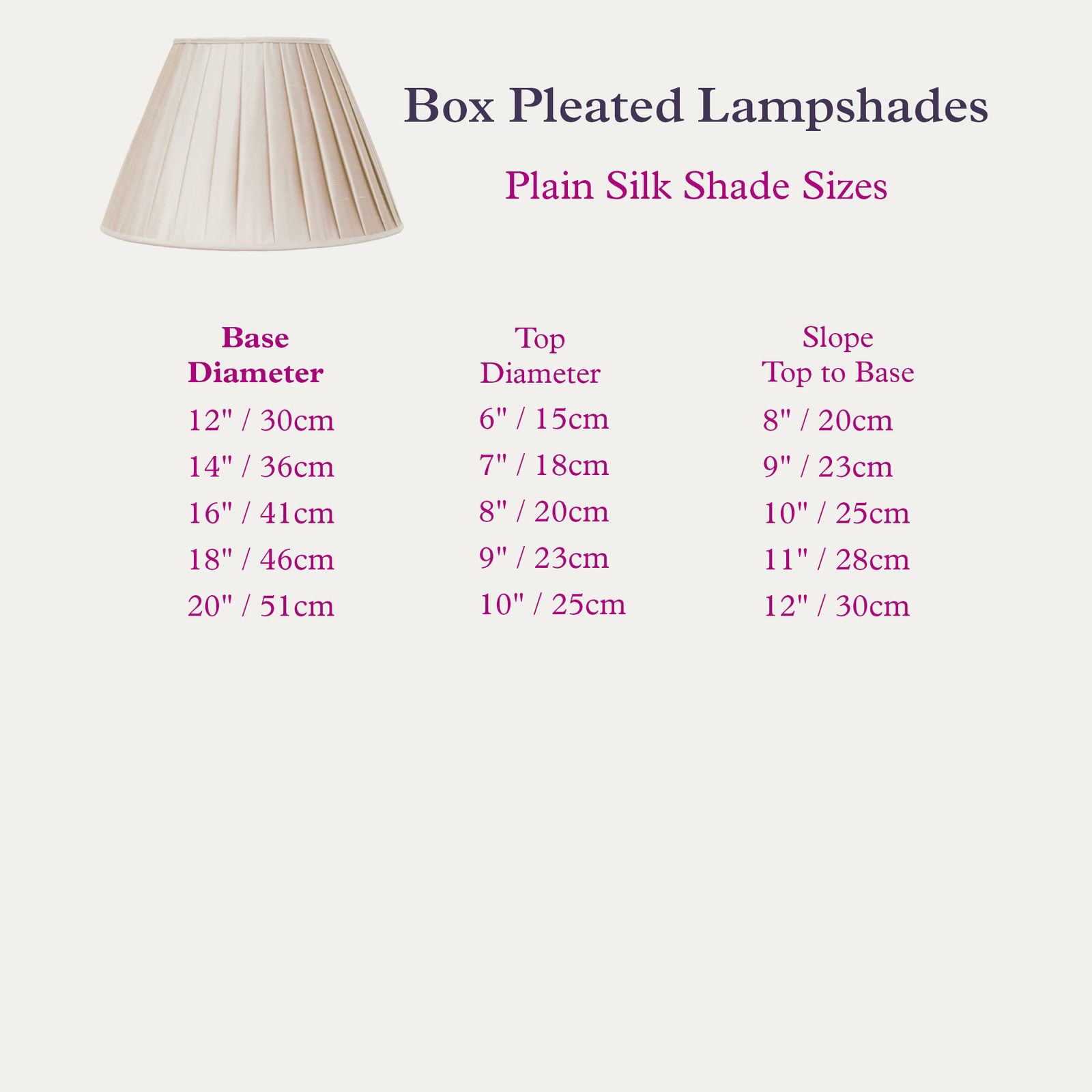 Floren, Faille Lugano Smoke Silk Box Pleated Lampshade