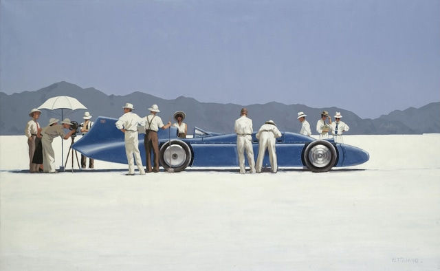 Jack Vettriano Bluebird at Bonneville