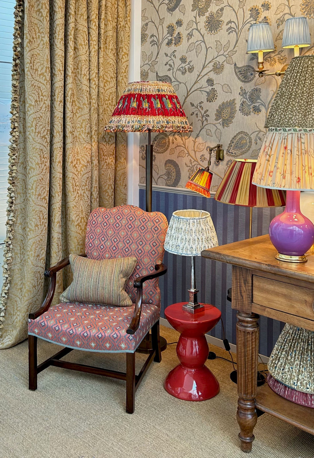 Gainsborough Chair in Patrick Gallagher Tessuti Alatri Palermo