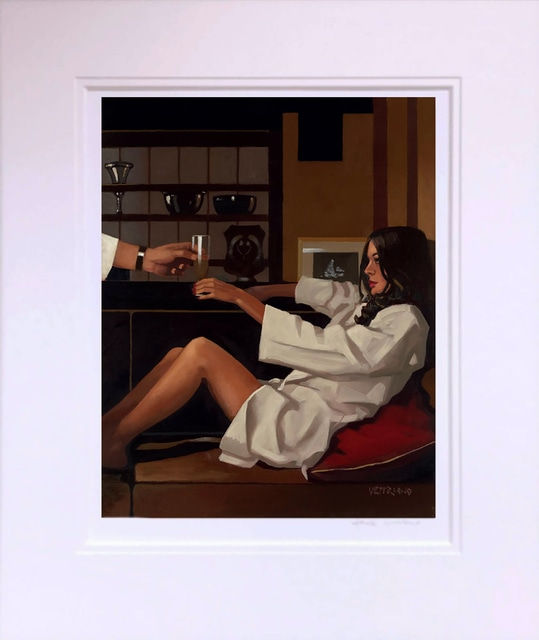 Jack Vettriano Man of Mystery Mounted