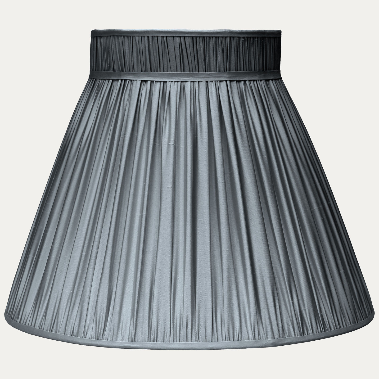 Douppion Fossil Silk Collar Top Lampshade