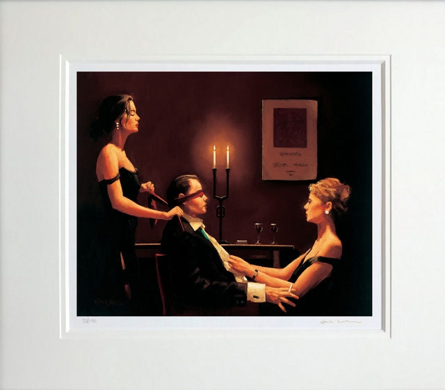 Jack Vettriano Wicked Games Mounted