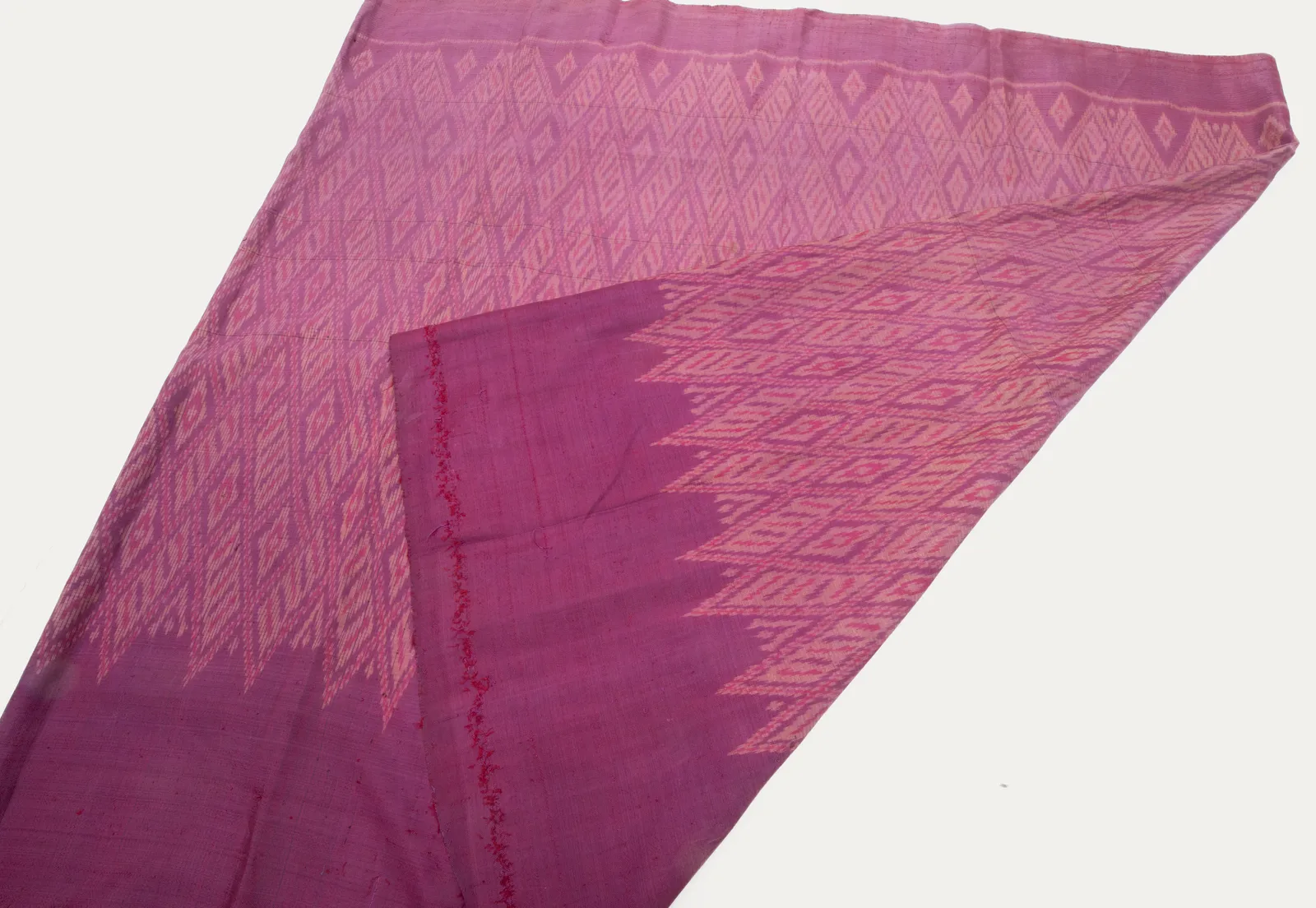 Wonderful Damson Geometric Vintage Textile