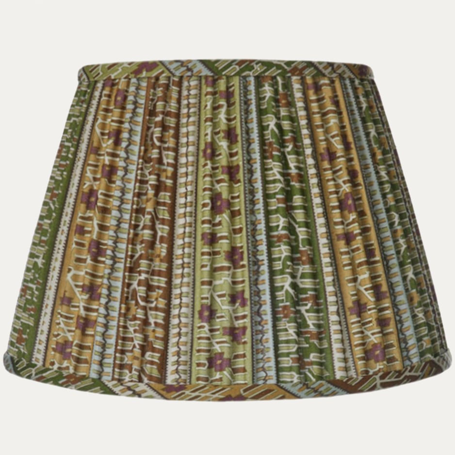 Claremont Kilim Stripe Lampshade with Silk Lining