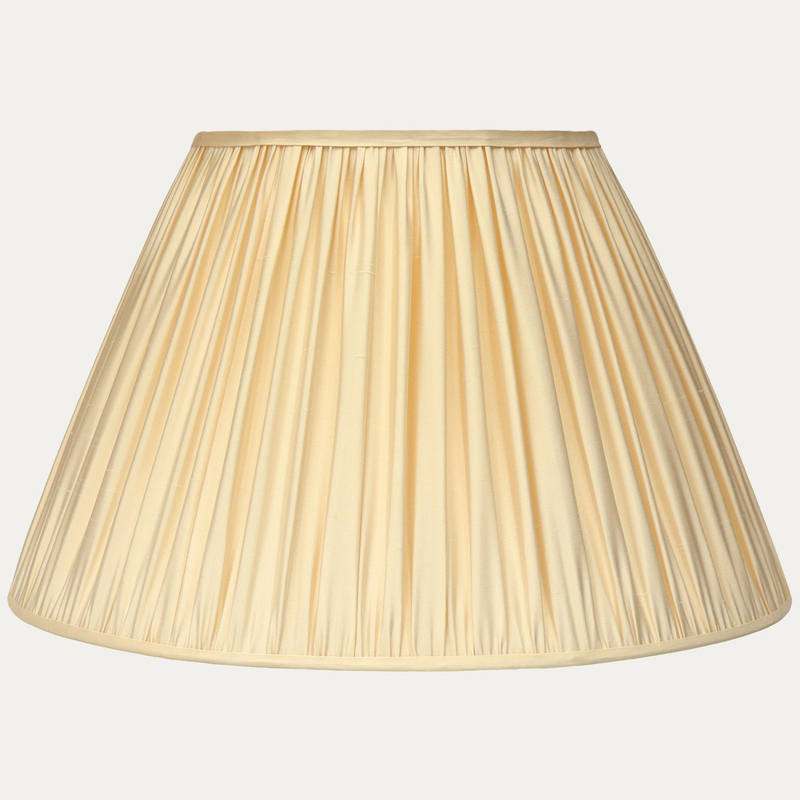 Douppion Cream Silk Empire Lampshade