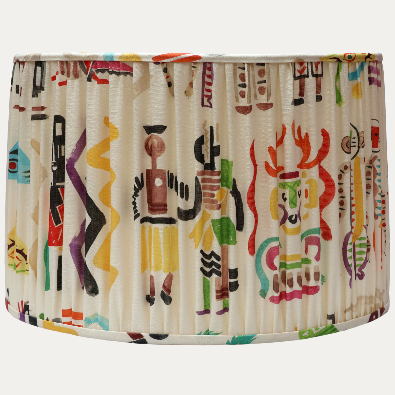 Clarence House Kinta Cream Handsewn Pendant Lampshade