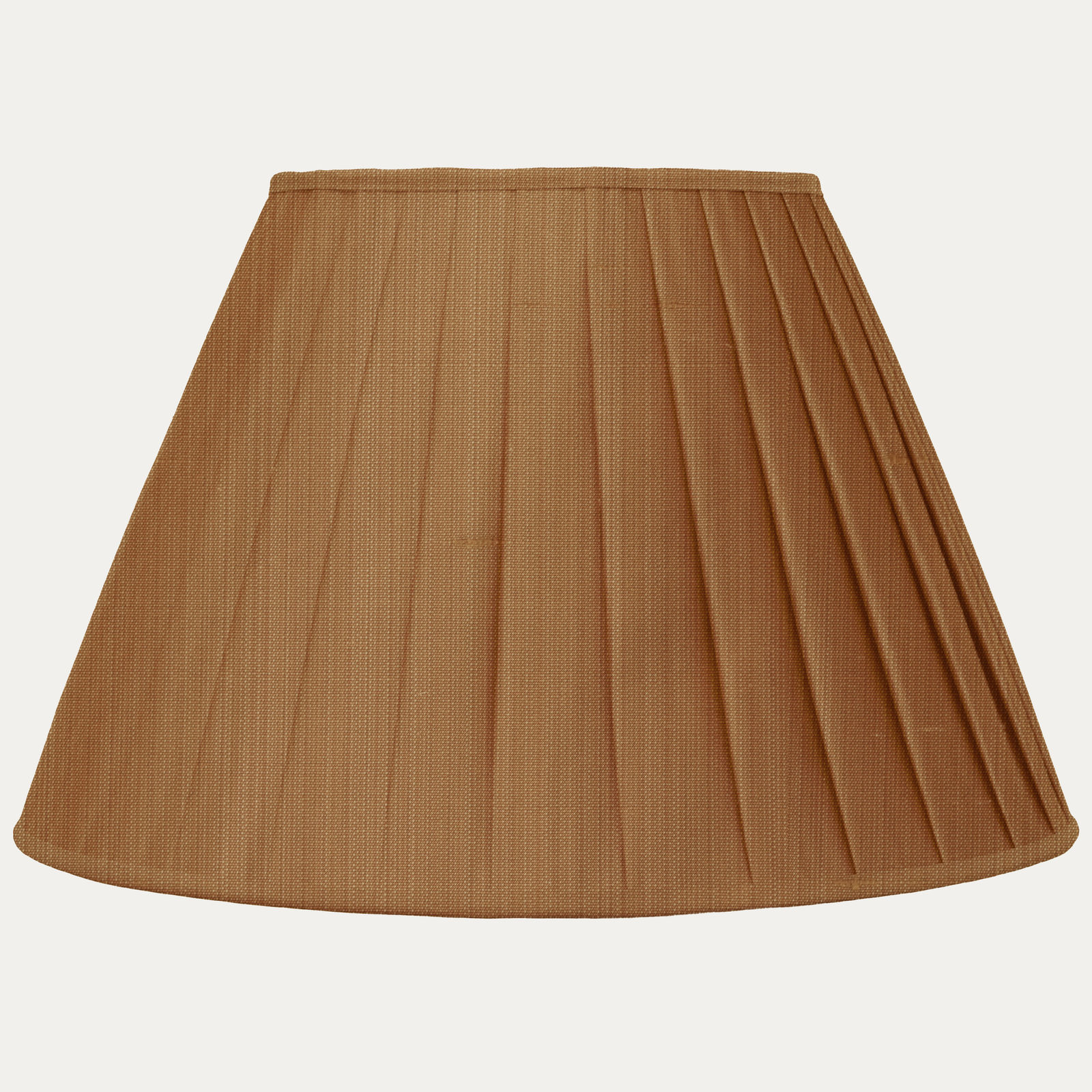Caramel SFJ Silk Box Pleated Lampshade