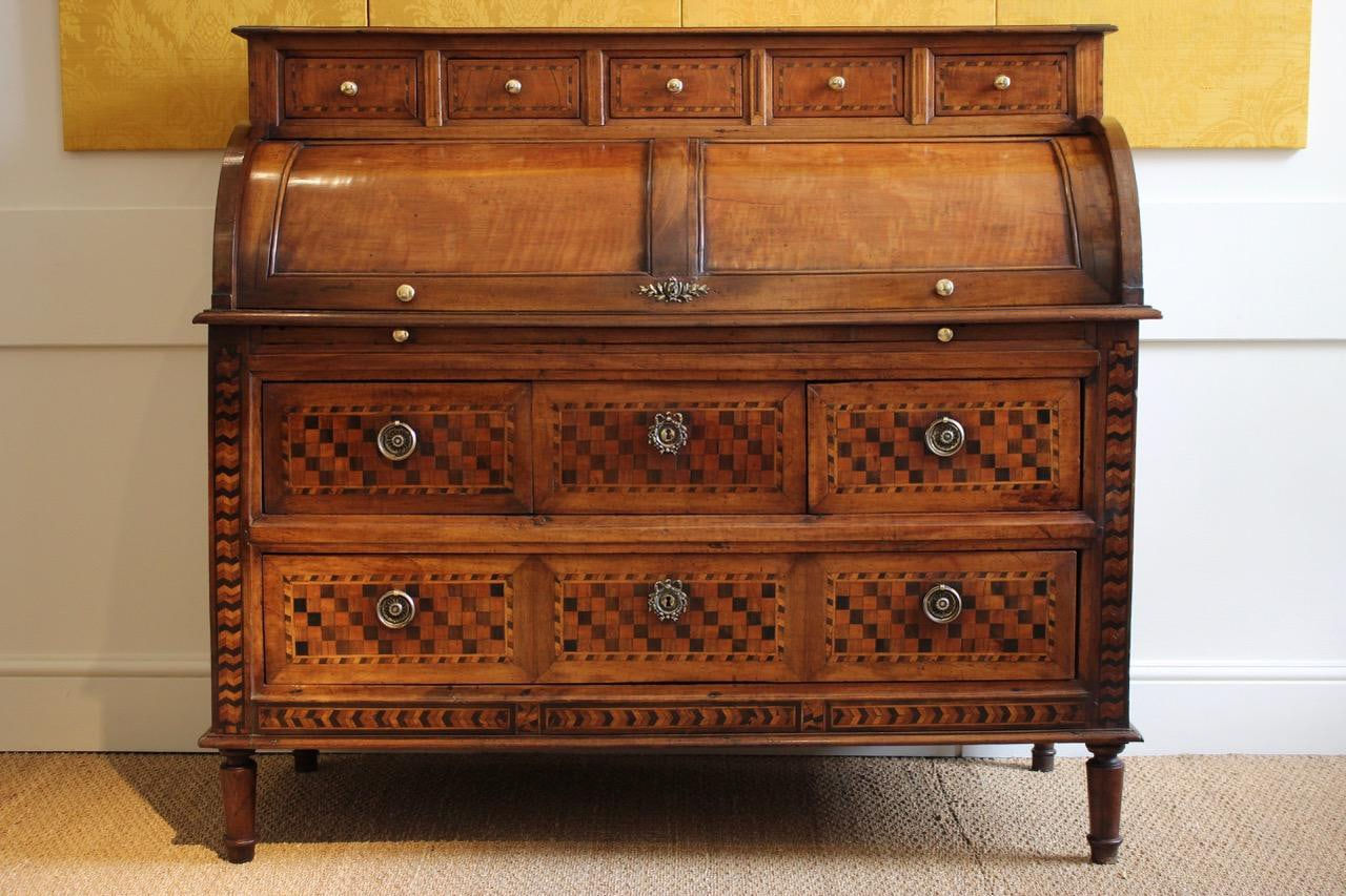 Wonderful 18th Century French Roll Top Desk ( cylinder bureau )