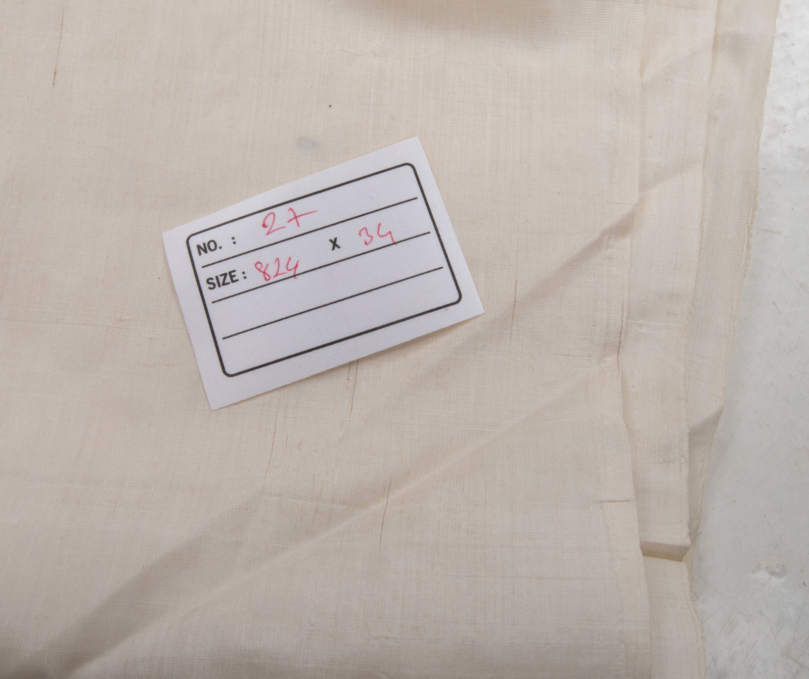 Vintage Off White Silk