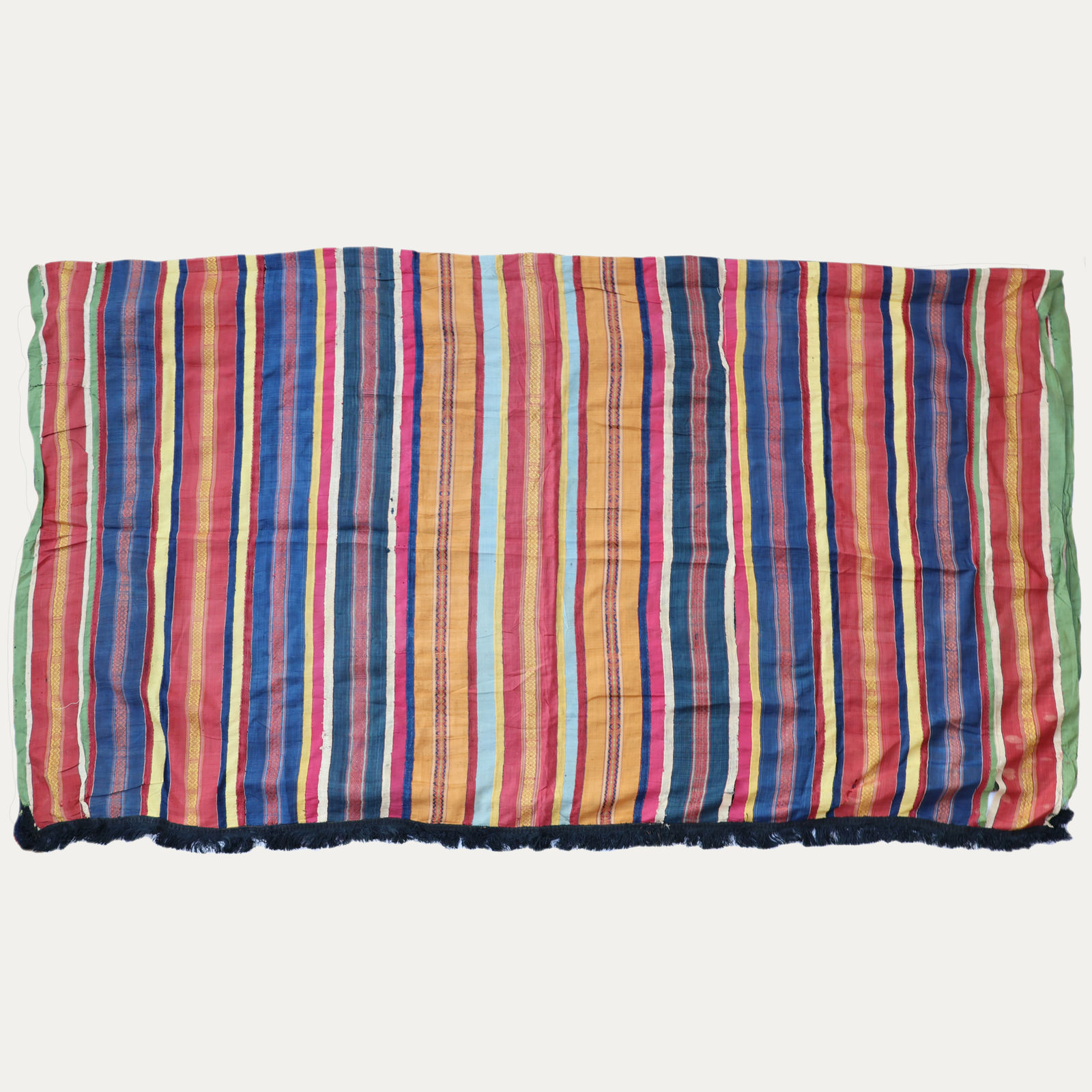 Silk Ribbon Striped Futah Hanging