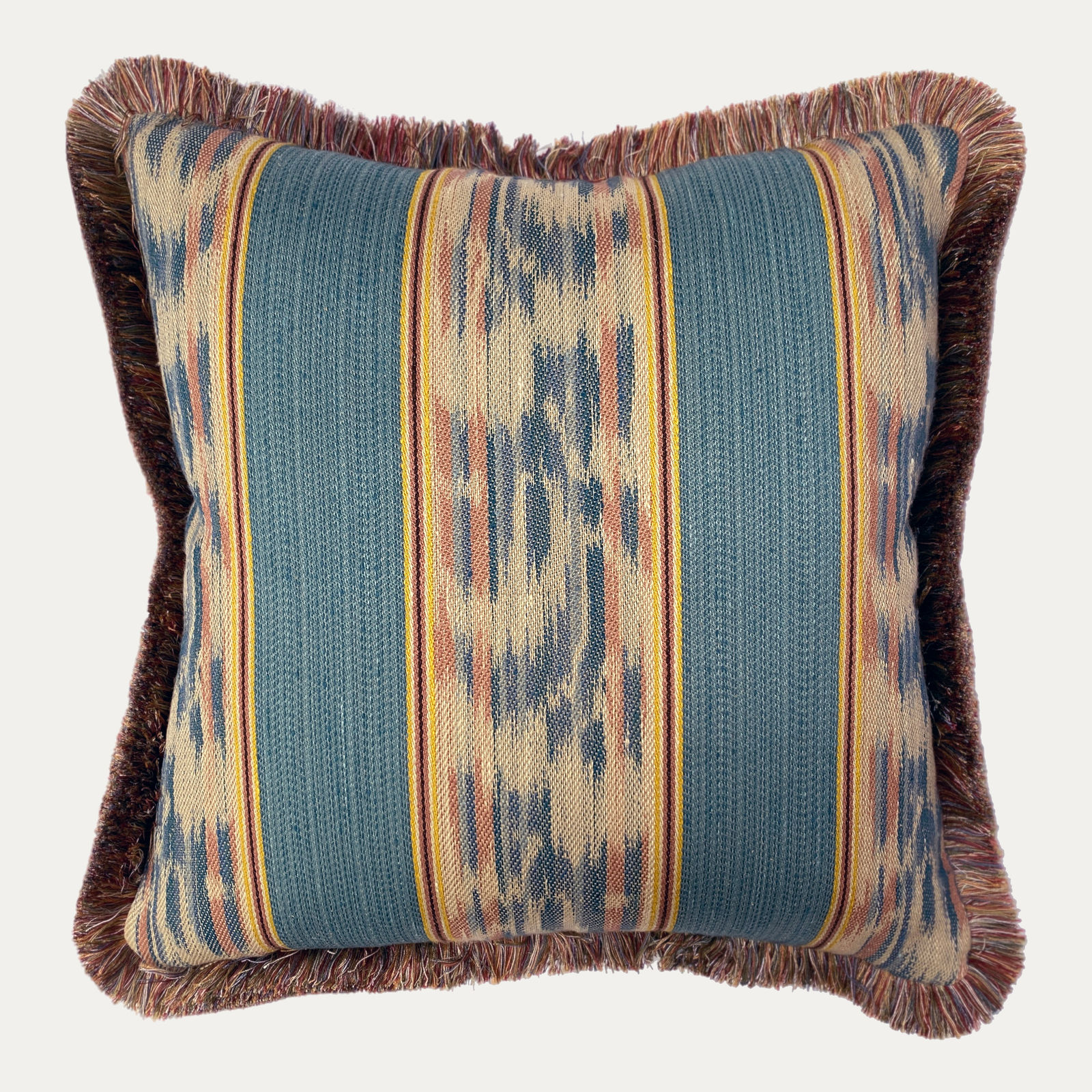 Prelle Bourette Rayée Uzès Decorative Cushion