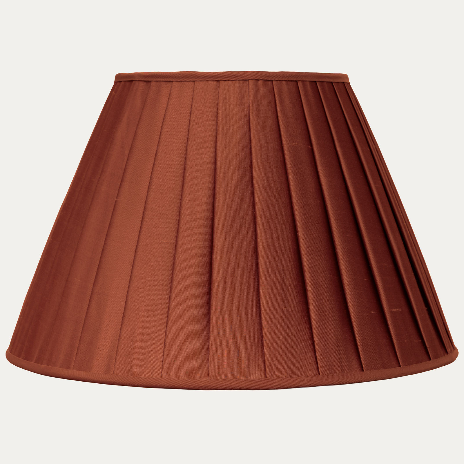 Douppion Tabasco Silk Box Pleated Lampshade