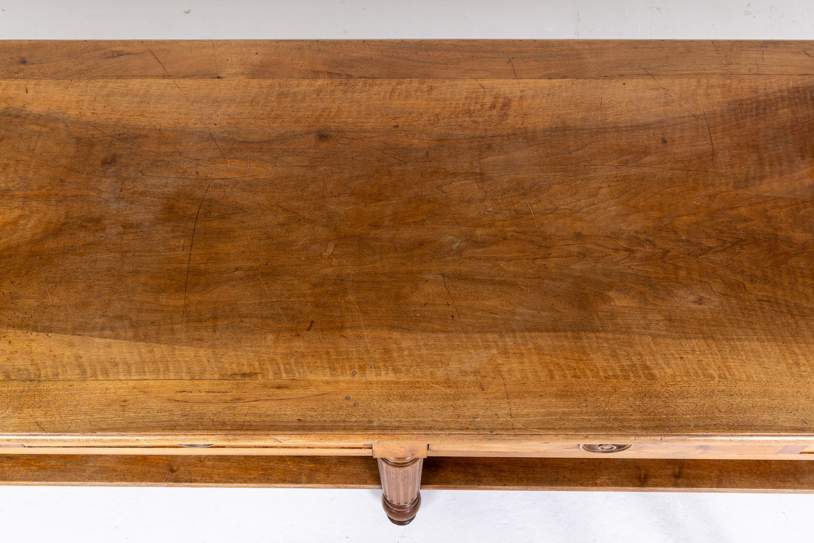 Large 19th Century French Walnut Drapers Table