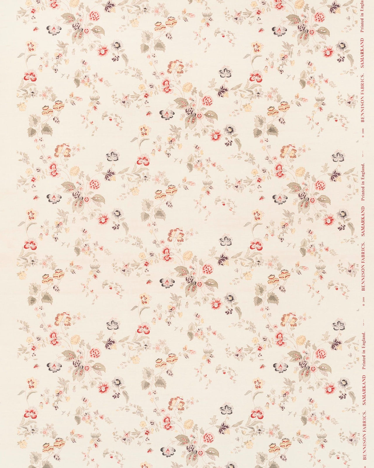 Samarkand Original On Beige Silk