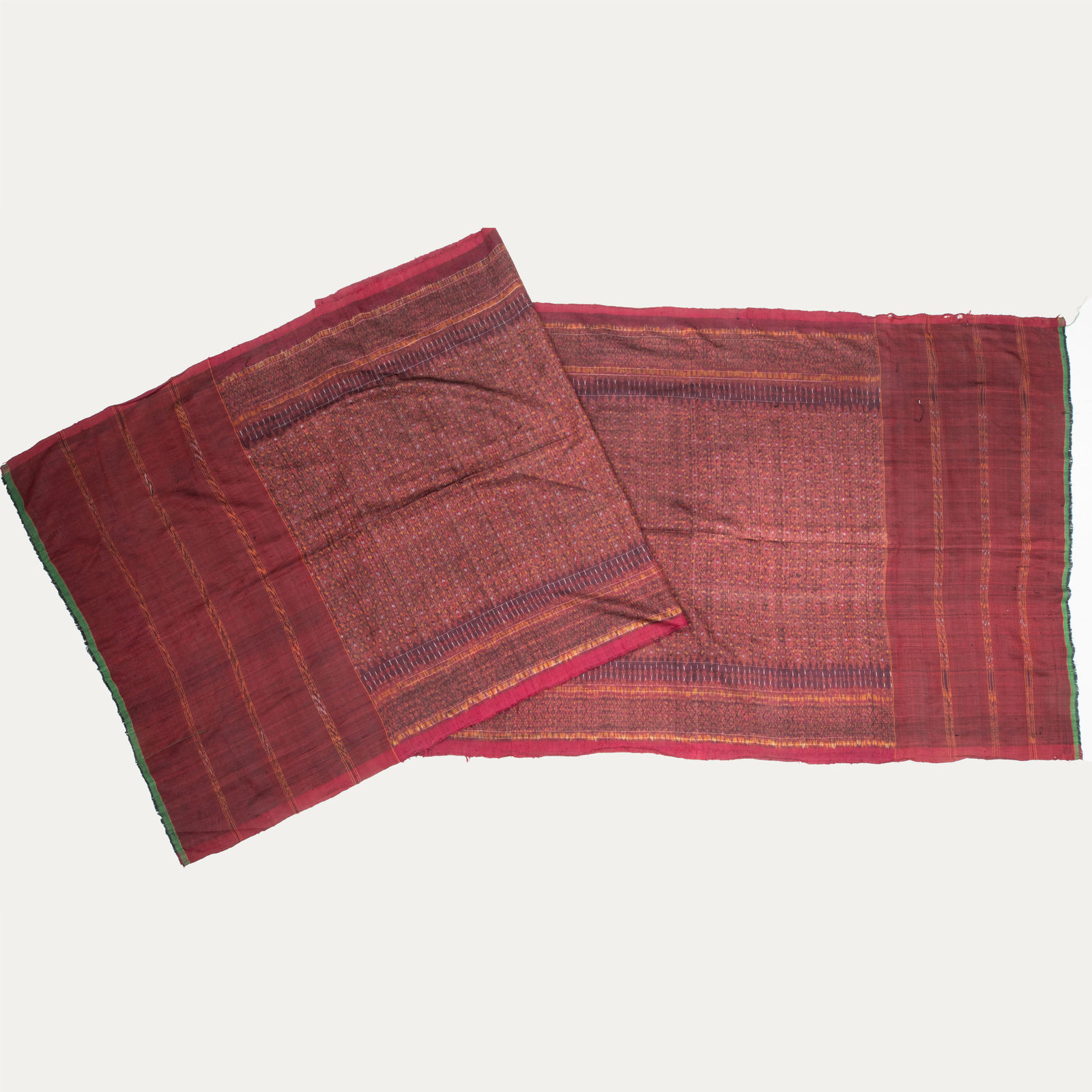 Vintage Cambodian Silk Textile