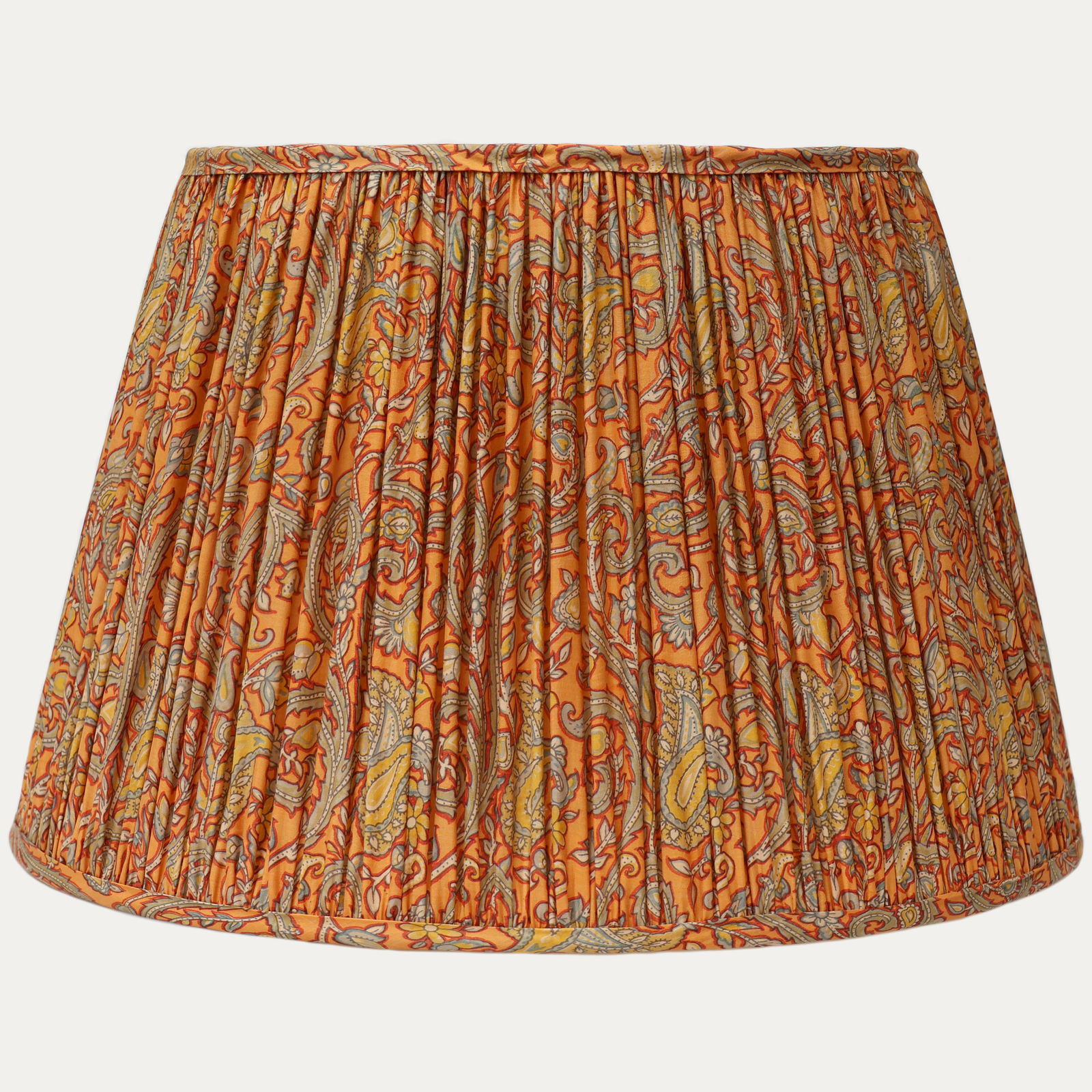 Lovely Floral Paisley Handsewn Vintage Sari Lampshade