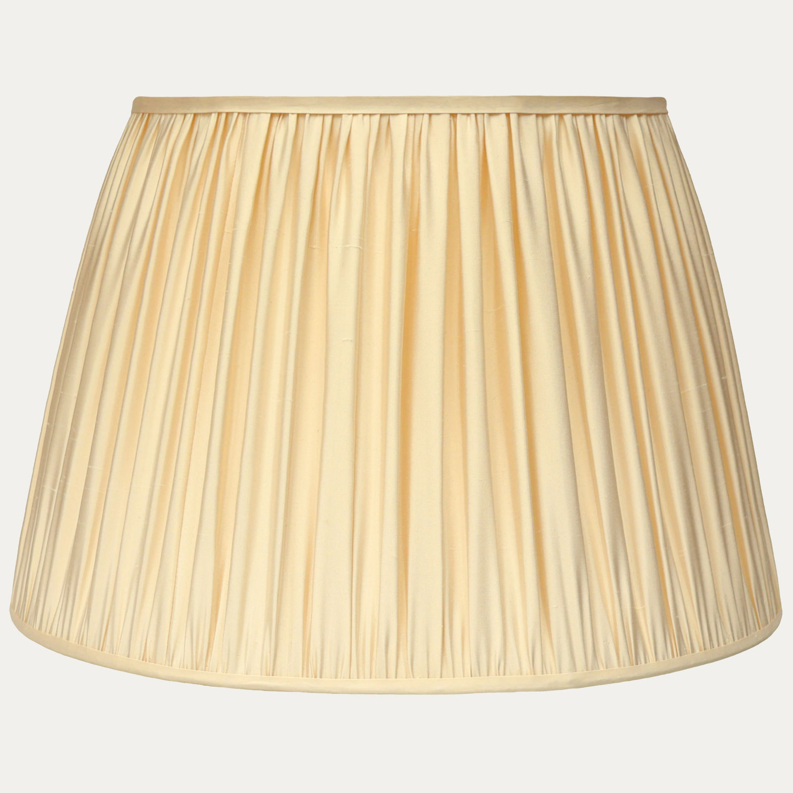 Douppion Cream Silk Pembroke Lampshade