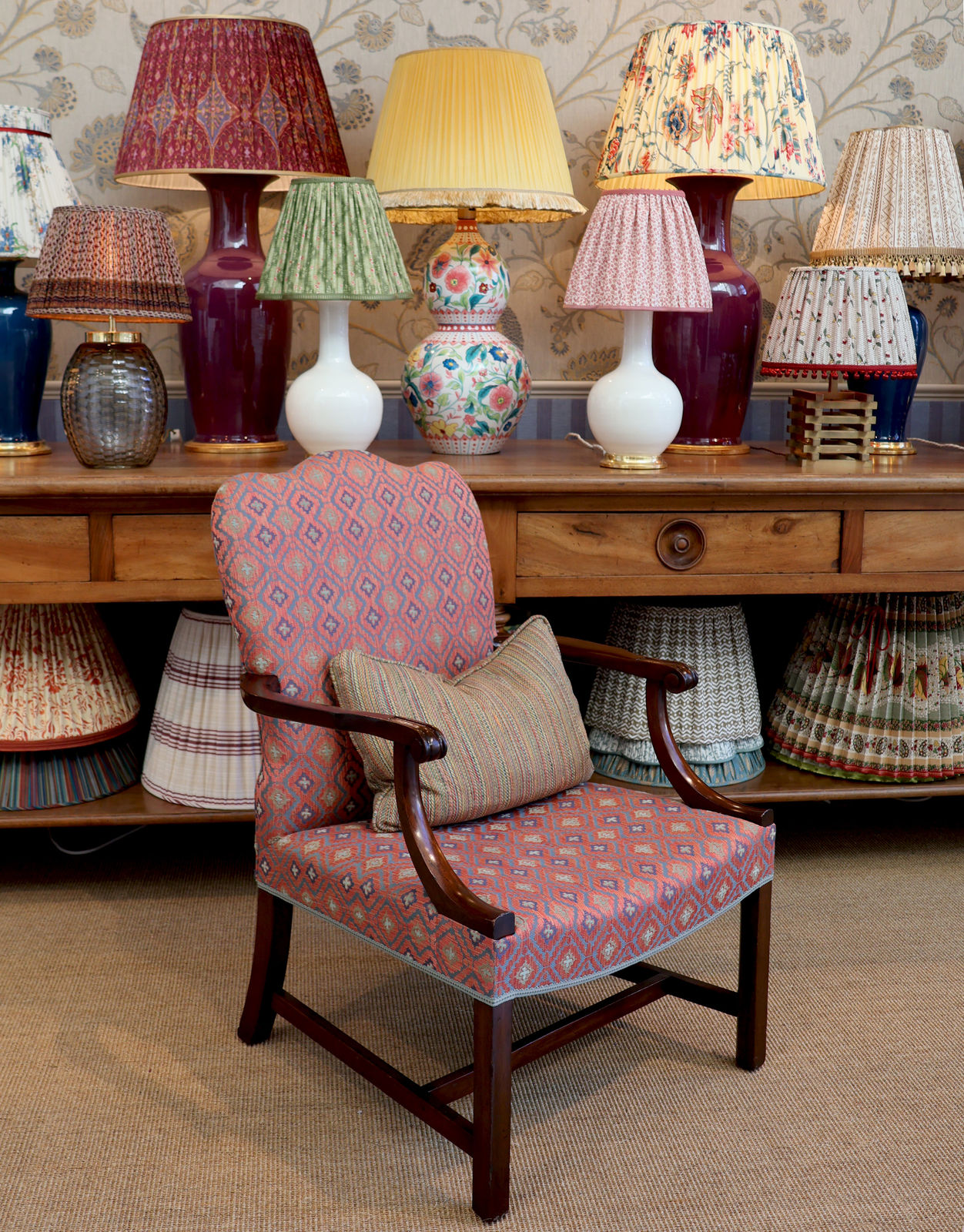 Gainsborough Chair in Patrick Gallagher Tessuti Alatri Palermo