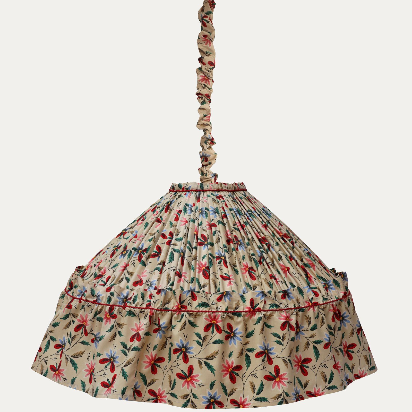 Decors Barbares Natacha Original Hanging Pendant with Ruched Flex Cover