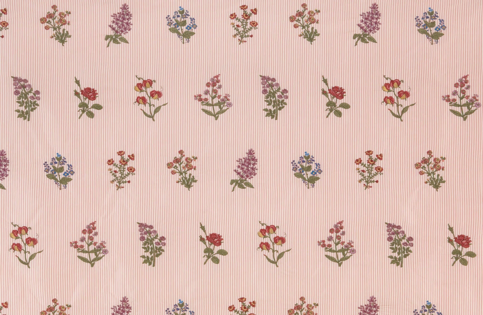 Herbier Broderie Vieux Rose