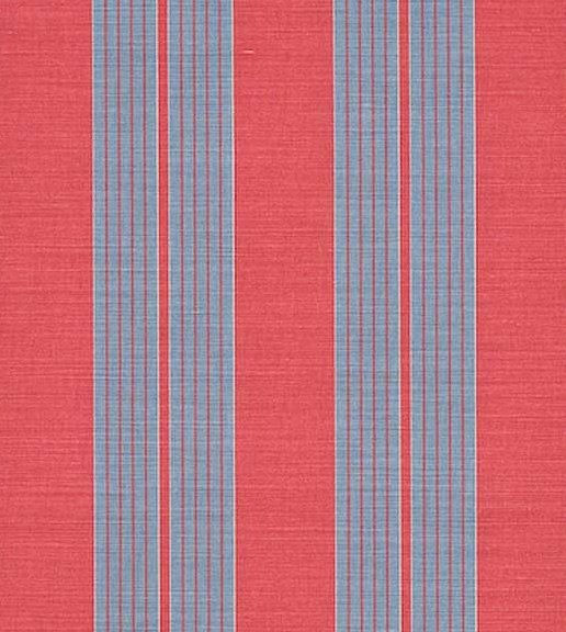 City Stripe Blue Red On Oyster