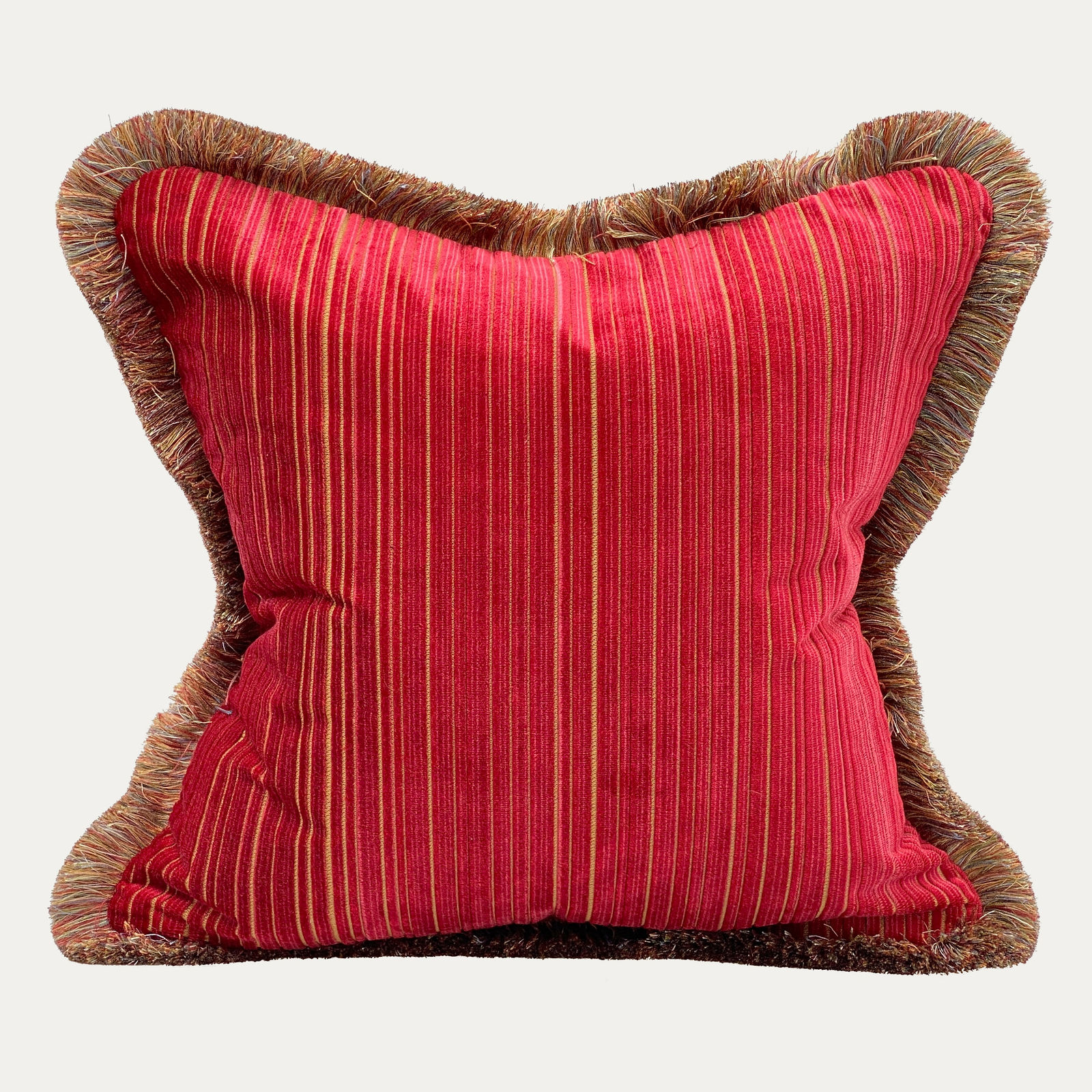 Luigi Bevilacqua Righe Piccole Decorative Cushion handmade by Floren